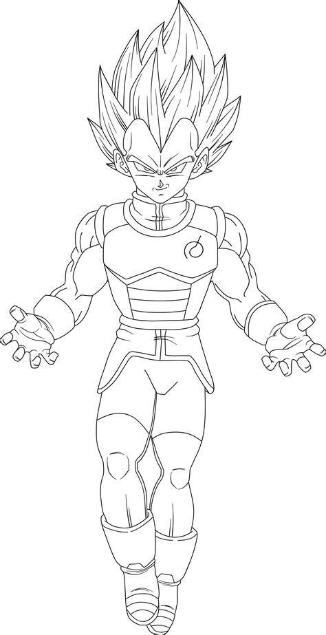 Goku Super Saiyan Blue Lineart By Chronofz On Deviantart Dragon Ball