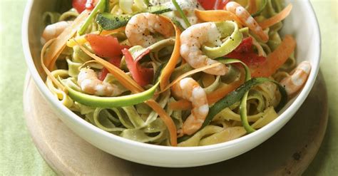 Pasta With Shrimp And Vegetables Recipe Eat Smarter Usa