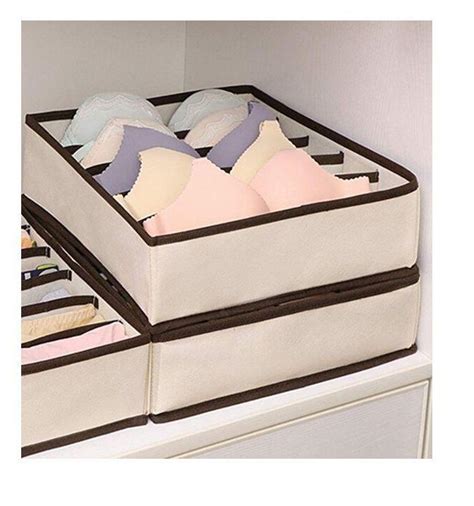 Organizador Gaveta Tnt Porta Suti Bojo Lingerie Cinza Bwx Organizadores De Gaveta