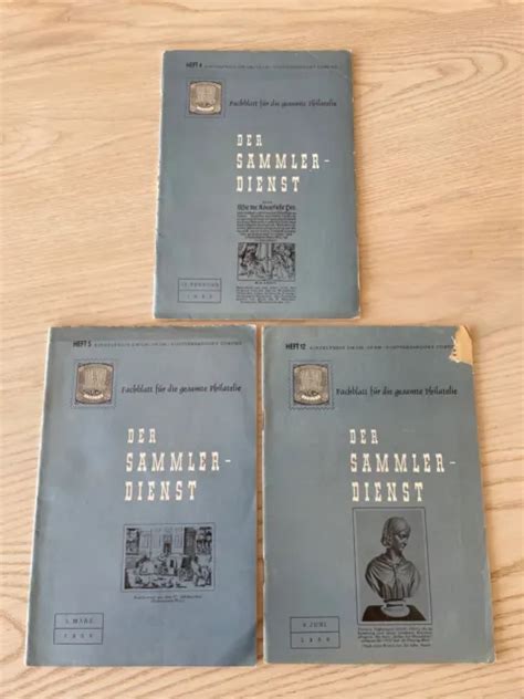 RARE 3 ÉDITIONS du magazine allemand de collection de timbres Der