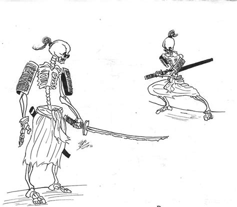 Skeleton Samurai by JokerFlamor on DeviantArt