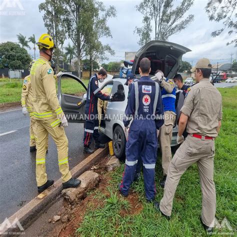 Mulher Fica Ferida Em Acidente Na Rodovia Pr Em Maring Andr