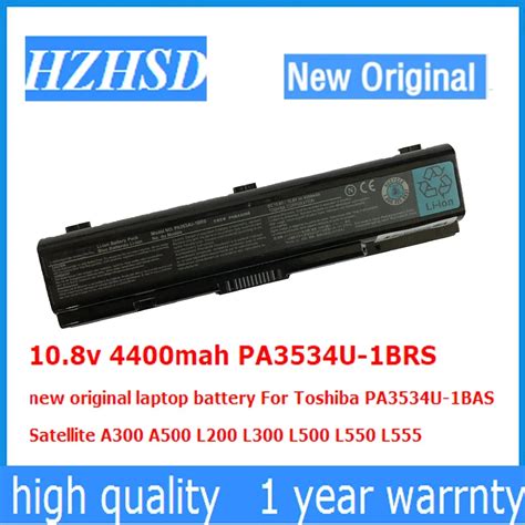 108v 4400mah Pa3534u 1brs New Original Laptop Battery For Toshiba Pa3534u 1bas Satellite A300