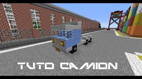 Minecraft Tuto Comment Faire Un Camion Youtube