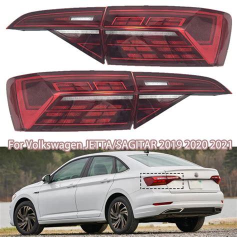 Car Left Right Tail Lights Rear Bumper Outer Taillight Brake Light Tail