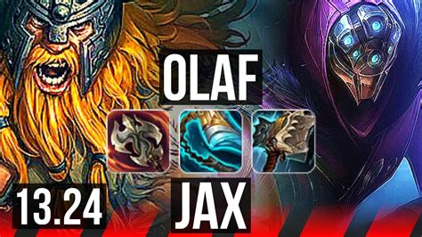 Olaf Vs Jax Top 8 Solo Kills 900 Games Godlike Kr Diamond 13