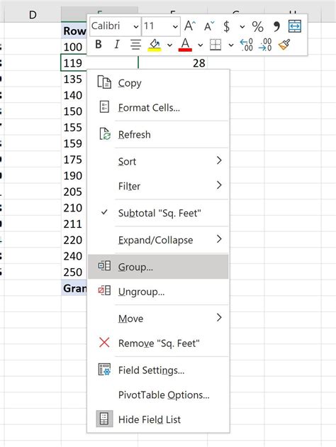 Excel How To Group Values In Pivot Table By Range