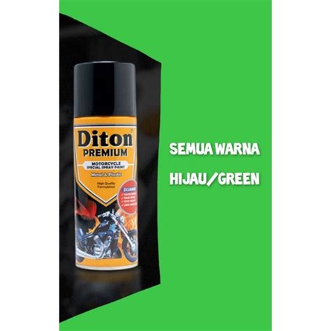 Jual Cat Semprot Pilok Pilox Diton Premium Cc Varian Hijau Doff Dof