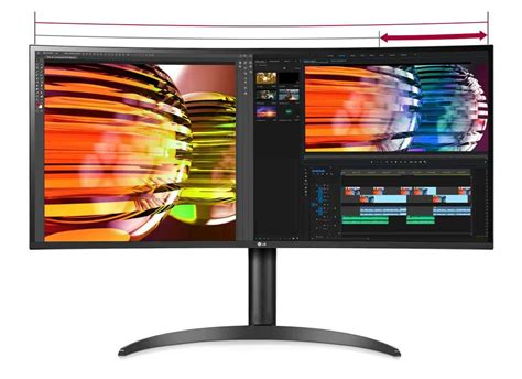 LG UltraWide 34WP75C B 34 3440x1440px 160Hz Curved Monitor Niskie