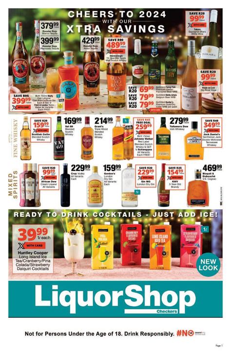 Checkers Liquor Western Cape Cheers To 2024 24 January 8 February