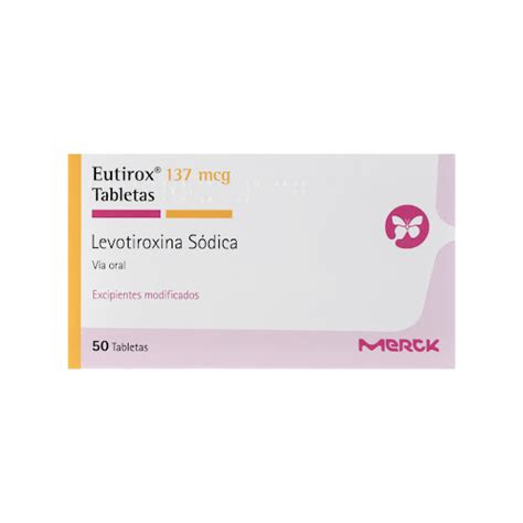 Eutirox Levotiroxina S Dica Mcg Merck Caja X Tabletas