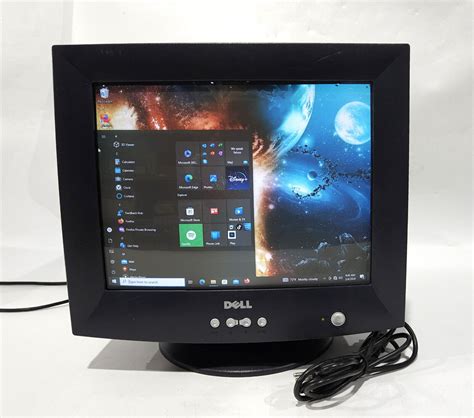 Dell E773c 17 Crt Vga Computer Monitor 1280 X 1024 60hz Retro Gaming