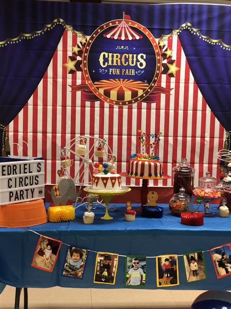 Pin De Gloria Laureano En Circus Birthday Cumple