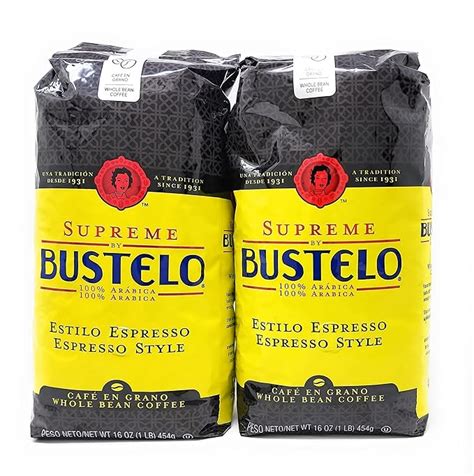 Amazon Supreme By Bustelo Whole Bean Espresso Coffee Two 16