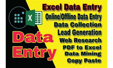 Do Data Entry Web Scraping Copy Paste And Excel Data Entry By