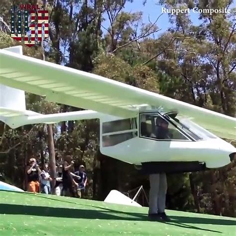 Viral In Usa Ultra Light Personal Hang Glider Video Dailymotion