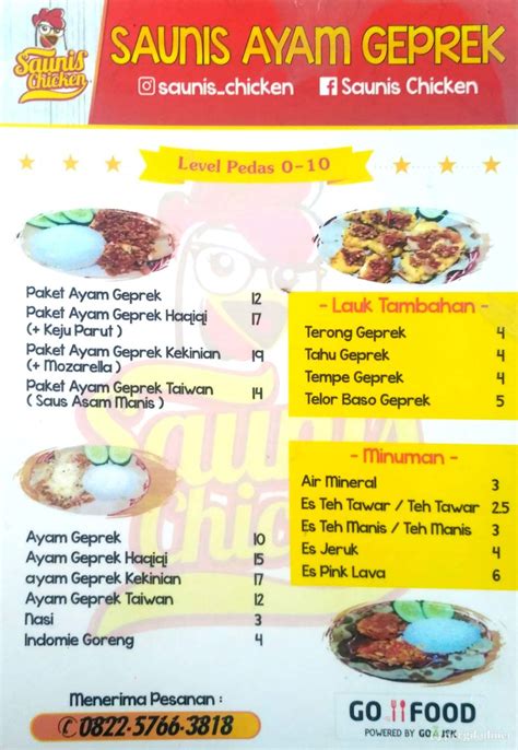 Detail Contoh Daftar Menu Ayam Geprek Koleksi Nomer 23