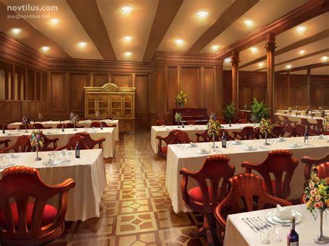 2nd Class Dining Saloon Of Titanic By Novtilus On Deviantart