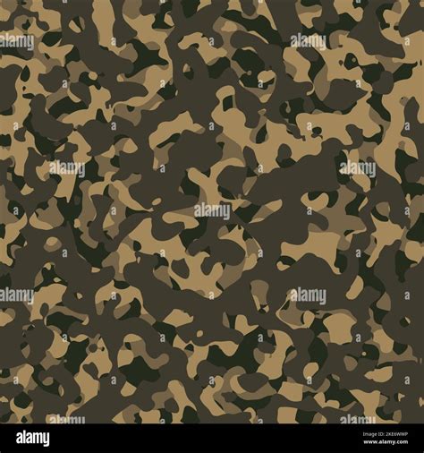 Army Camouflage Vector Seamless Pattern Texture Military Camouflage