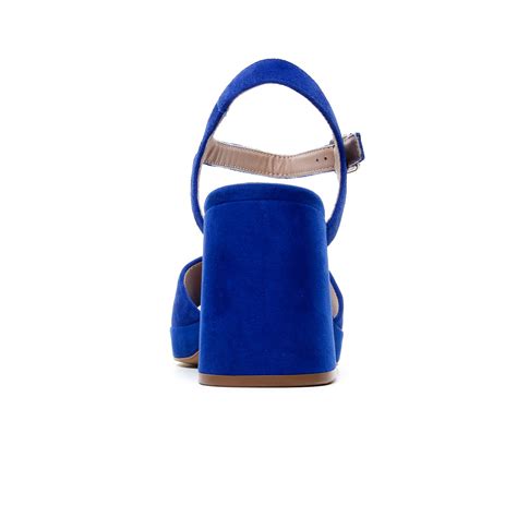 Tamaris 28374 Royal Blue nu pied talon hauts bleu royal printemps été