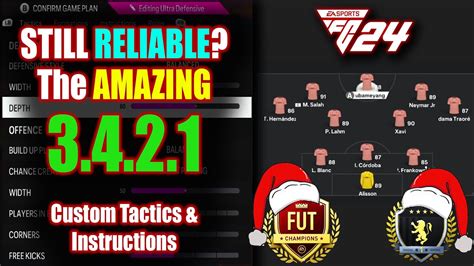 UNSTOPPABLE 3421 Tactics Still Meta EAFC 24 Custom Tactics