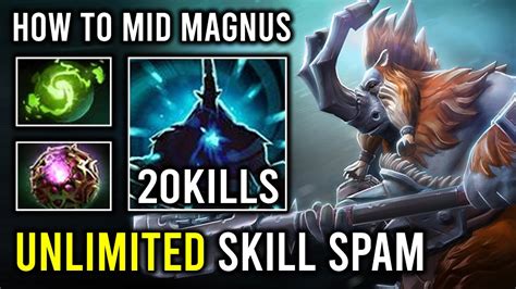 How To Play Magnus Mid Against Pro Lina With Unlimited Skill Spam