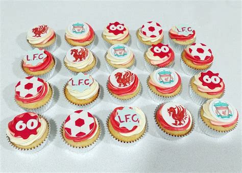 Liverpool Fc Cupcakes For A Th Birthday