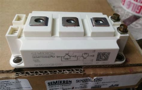 Semikron 200A SKM200GB125D Igbt Modules For Ac Inverter Drives Ups