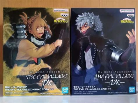 MY HERO ACADEMIA Himiko Toga Dabi Figure Set Of 2 The Evil Villains DX