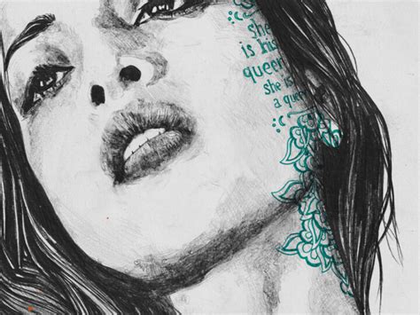 Dulcinea Sexy Nude Woman With Doodles Drawing By Marco Paludet ArtMajeur By YourArt