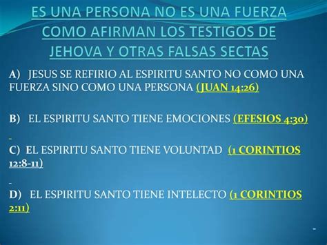 Estudio Biblico Conociendo Al Espiritu Santo PPT