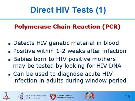 Hiv Diagnosis And Testing Haivn Harvard Medical School