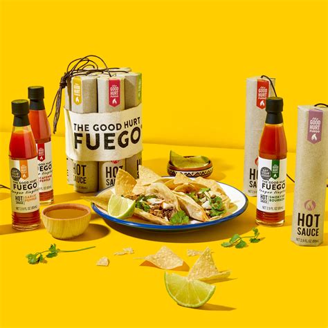 Mua The Good Hurt Fuego A Hot Sauce Gift Set For Hot Sauce Lovers Sampler Pack Of Different