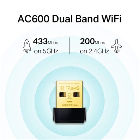 Adaptador Wifi Nano Usb De Doble Banda Ac600