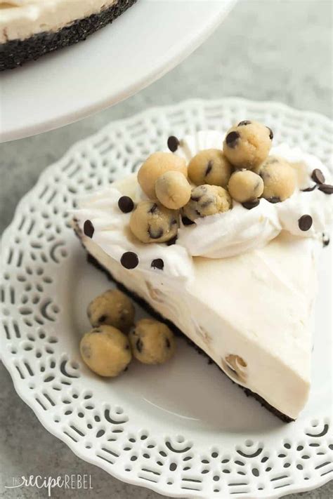 No Bake Cookie Dough Cheesecake Recipe