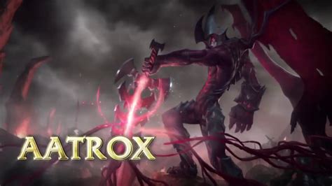 Aatrox Champion Spotlight Gameplay League Of Legends Youtube