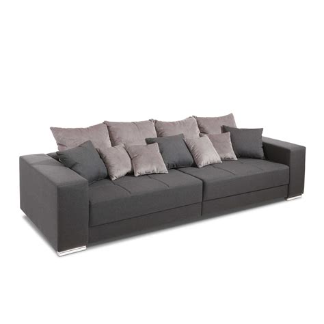 Daheim De Sofa Adro Grau Stoff Online Kaufen Bei WOONIO