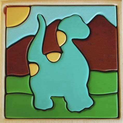 Wooden Dinosaur Puzzle - ECI Store