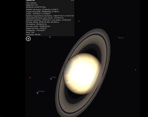 10 05 saturno en oposición distancia geocéntrica 9 04 u a sol