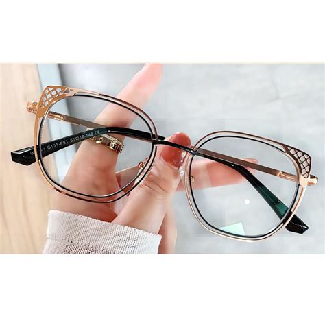 Gd Retro Cat Eye Beautiful Women Metal Eye Glasses Frames Lentes