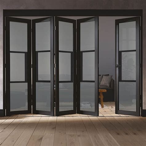 Black Tribeca 3L Tinted Glazed Room Divider Tribeca Room Divider