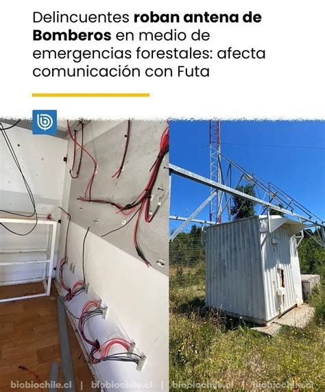 APRA ARAUCANíA on Twitter Delincuentes roban antena de Bomberos en