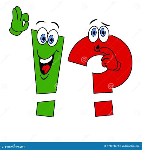 Exclamation Marks And One Question Mark Royalty Free Stock Photo