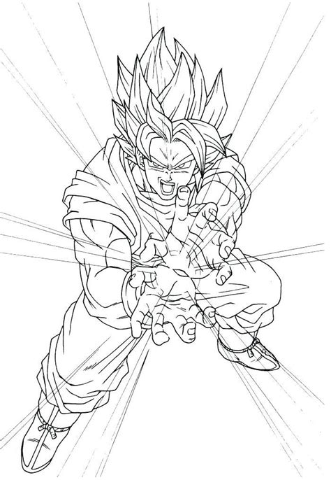 Goku Super Saiyan Blue Kaioken Coloring Pages - Antionette Heintz's Coloring Pages