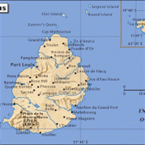 Africa- Mauritius General Reference Map