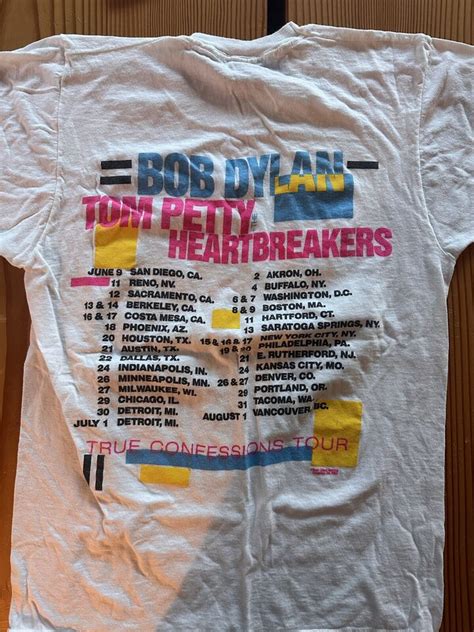 Rare 1986 Tom Petty Bob Dylan True Confessions Tour Official Concert