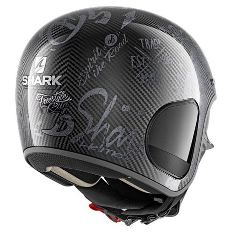 SHARK S-DRAK CARBON FREESTYLE CUP ANTHRAZIT HE2708EDAA Jet Helme ...