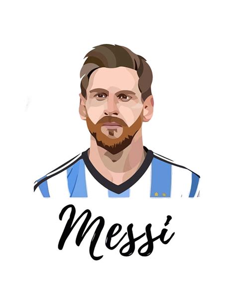 Lionel Messi Digital Art By Regan Lockman Pixels