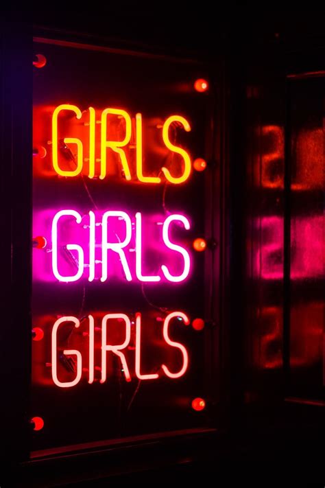 Light Neon Girl Wallpapers Wallpaper Cave