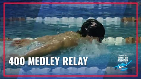 Men S Medley Relay A Final Speedo Winter Junior